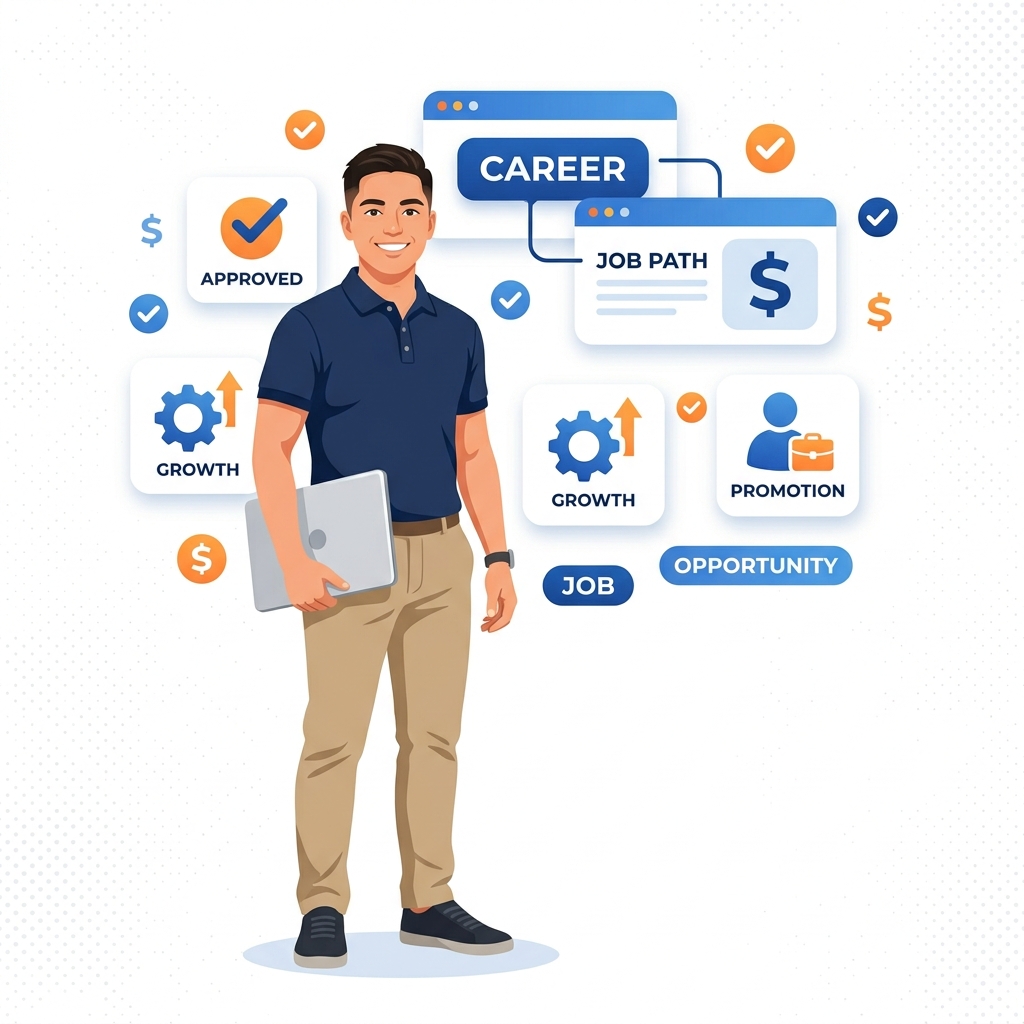 Remote work illustration